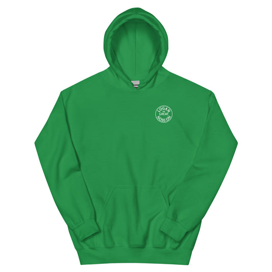 Black or green Unisex Hoodie small front logo only